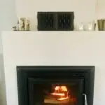 Offener Kamin im Ferienhaus Spreewald