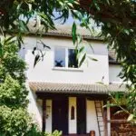Ferienhaus Spreewald mit Parkplatz am Haus, Eingang