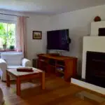 Offener Kamin im Ferienhaus Spreewald